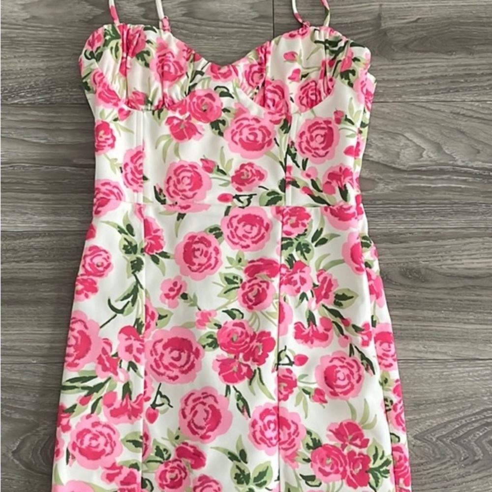 Zara Pink Floral Dress